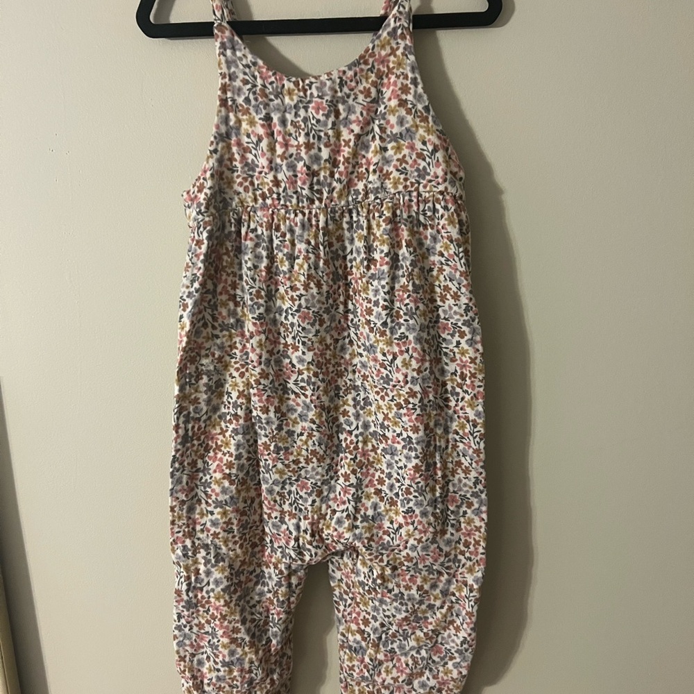 Floral Kids Jumpsuit
